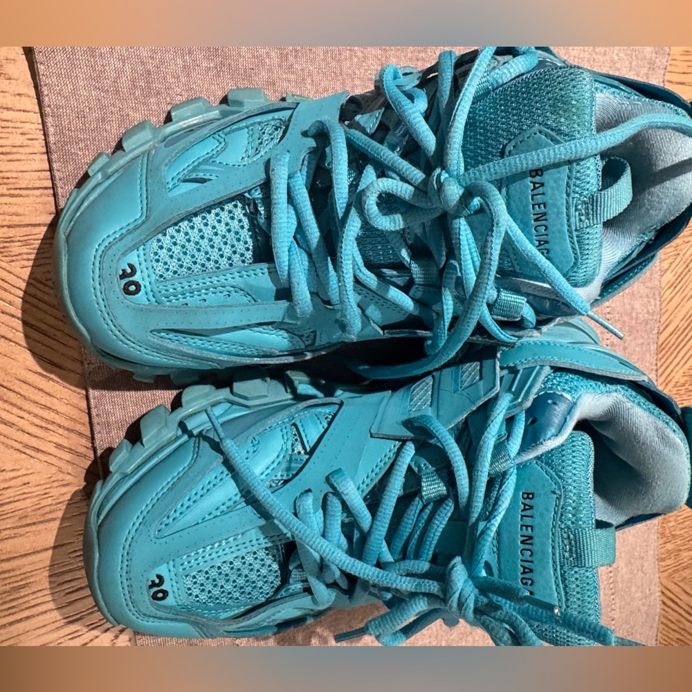 Balenciaga Track Turquoise size EU38/7.5 Super Rare - Picture 6 of 11
